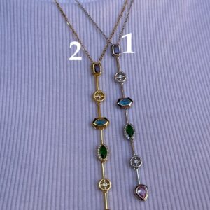 Y design necklace