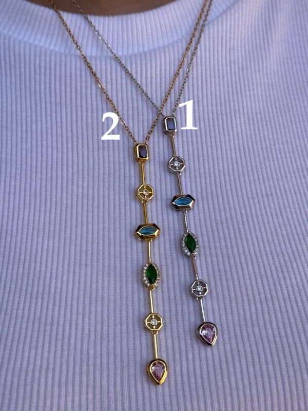 Y design necklace