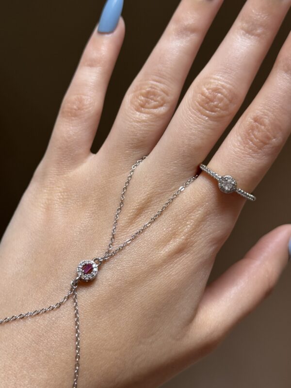 Royal handchain in silver