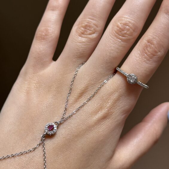 Royal handchain in silver