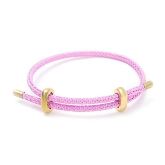 Baby pink cable Bracelet