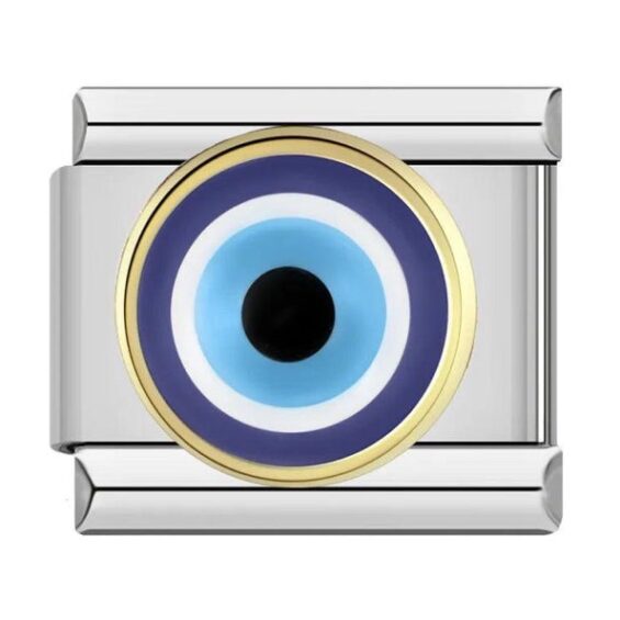 Silver evil eye