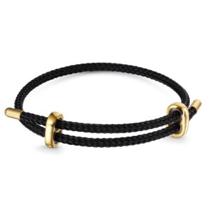 Black cable Bracelet
