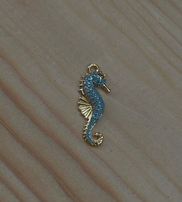 Blue sea horse
