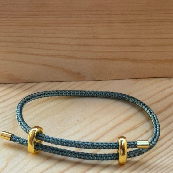 Emerald cable Bracelet