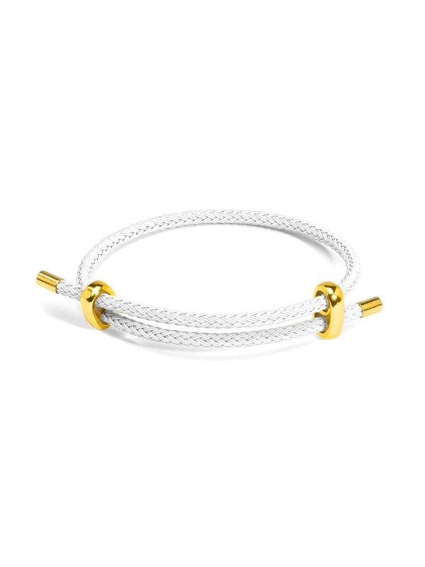 White cable Bracelet