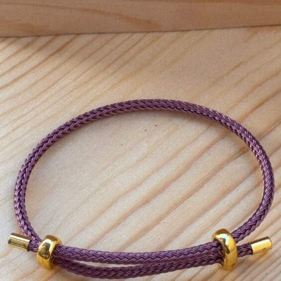Lilac cable Bracelet