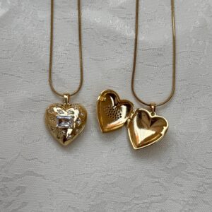 Locket heart necklace