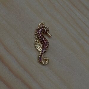 Pink sea horse
