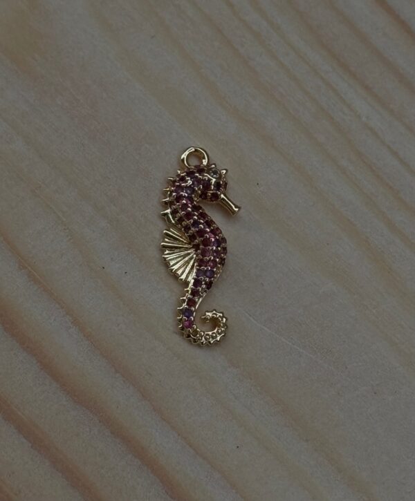 Pink sea horse