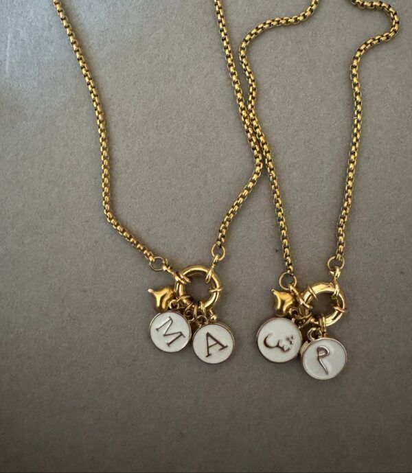 Initials necklace