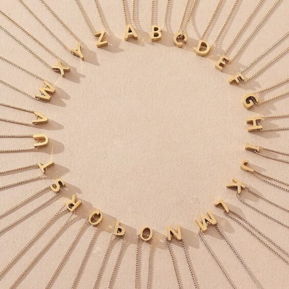 Letter necklace