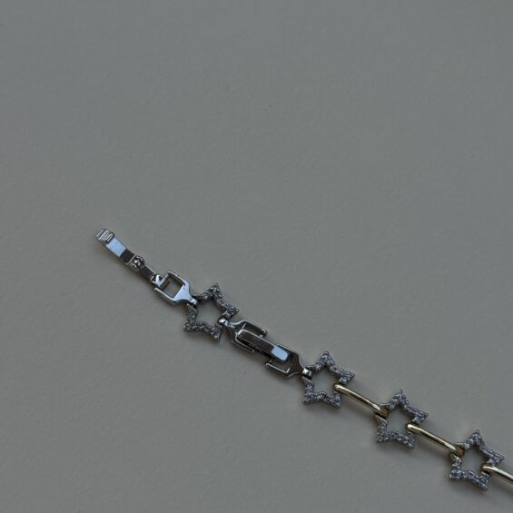 Star bracelet in silver