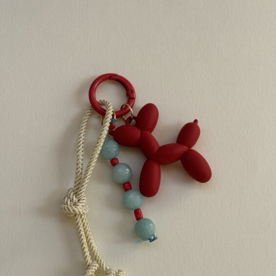 Red dog chain with Thread