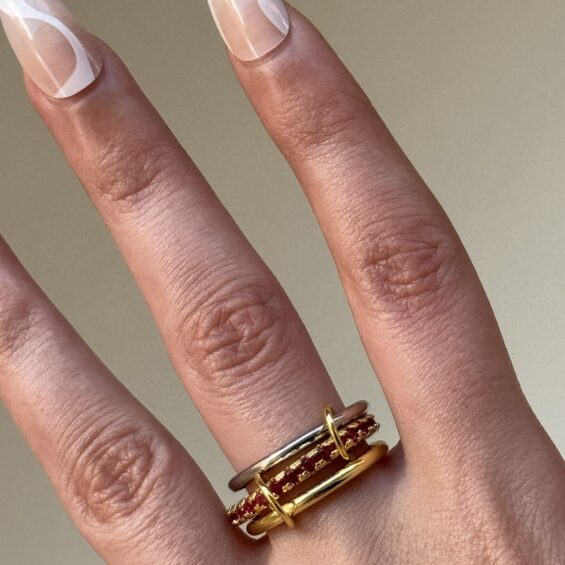 Mixed connected ring